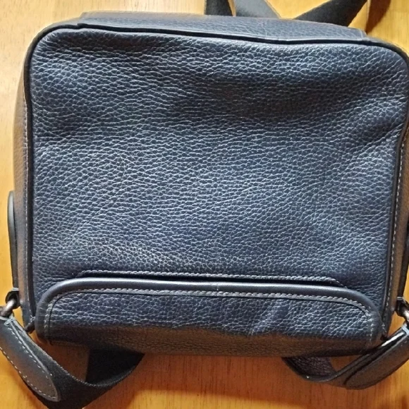 Coach Sullivan Flap Crossbody Bag Blue Leather - Picture 10 of 15